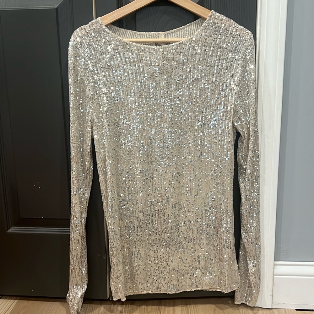 Free People Sequin Top